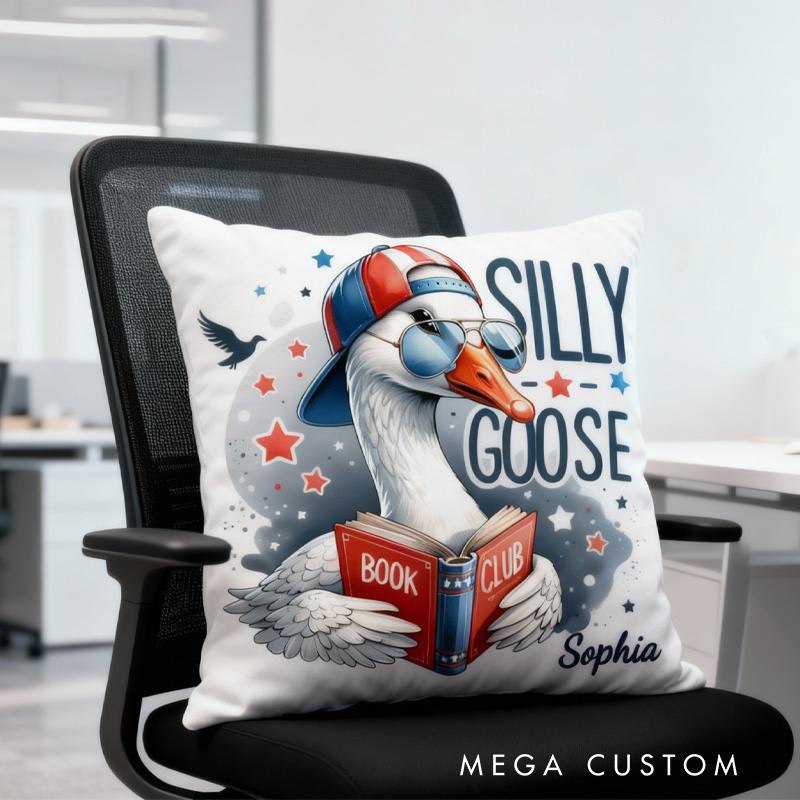 Personalized Book Stack Throw Pillow Fantasy Bookish Pillow with Name for Kids Boy Girl Gift for Reading Lover Pillow