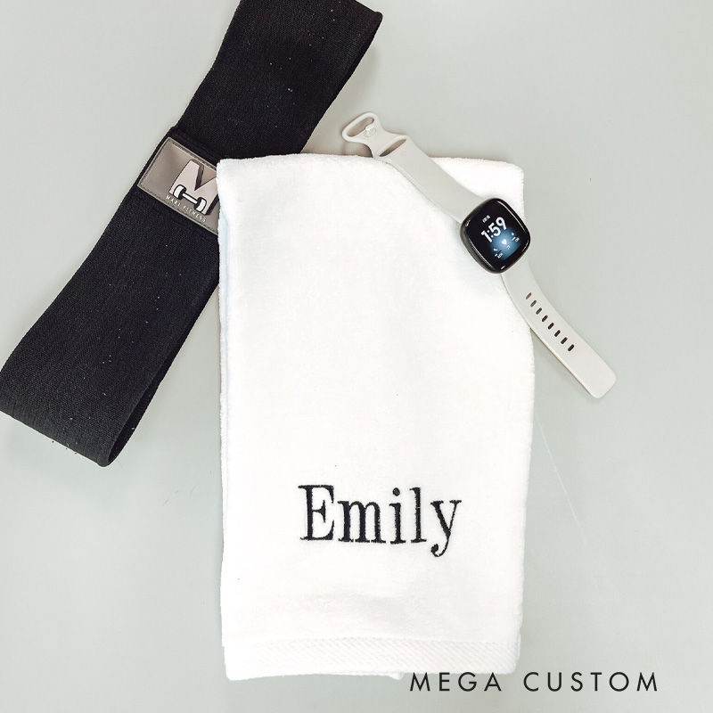 Personalized GYM Towel Sports Towel Monogrammed Workout Towel Sport Towel Embroidered Gym Towel Towel Sports Gym Lover Gift