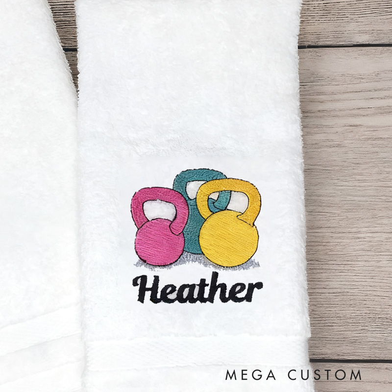 Personalized GYM Towel Sports Towel Monogrammed Workout Towel Sport Towel Embroidered Gym Towel Sports Gym Hand Towel Workout Fitness Gym Lover Gift