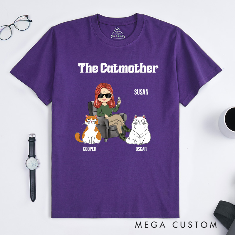 Personalized Cat Lover the Catmother T-Shirt