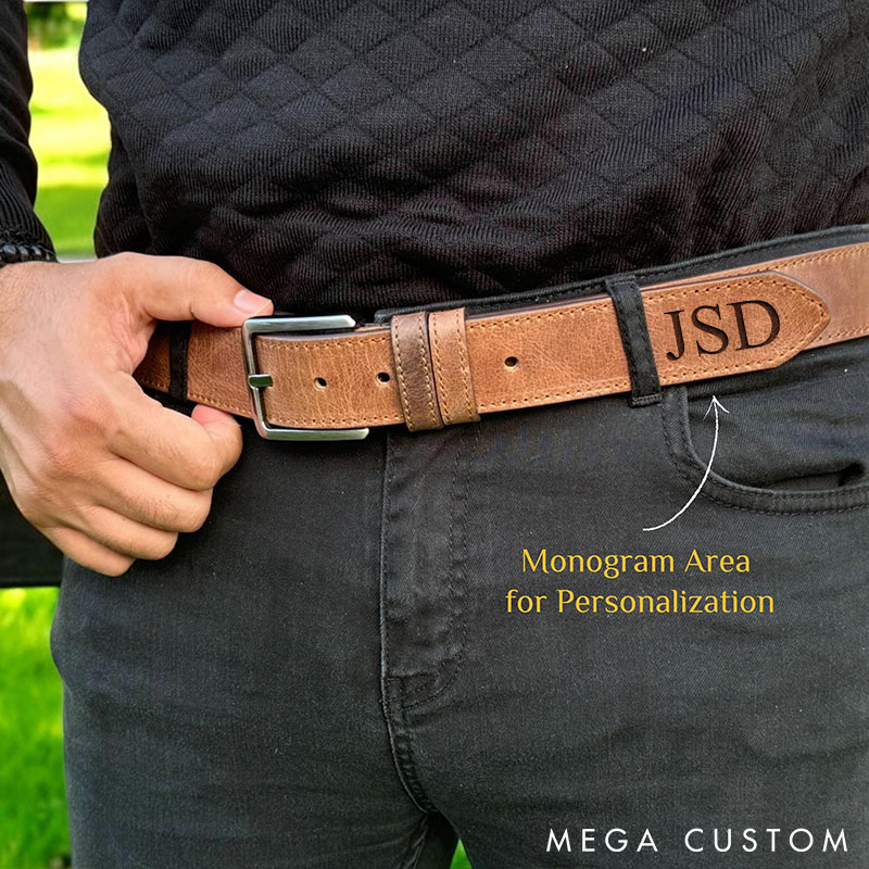 Personalized Leather Belt for Husband Christmas Valentines Day Gift for Husband Unique Boyfriend Gift Anniversary Gift