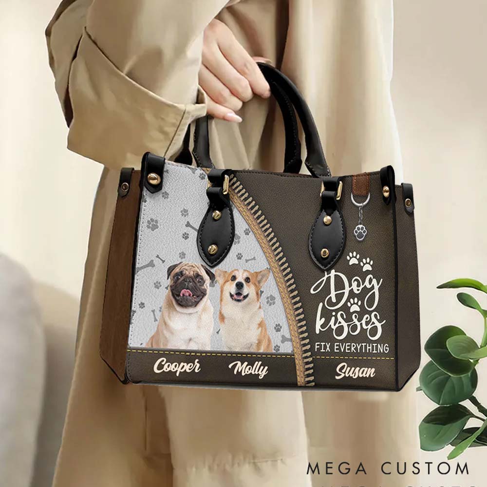 Personalized Pet Lover Custom Photo Life is Better with Fur Babies Tote Bag