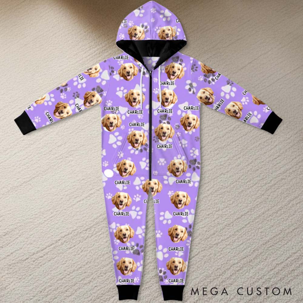 Personalized Pet Lover Custom Photo Adult Onesie
