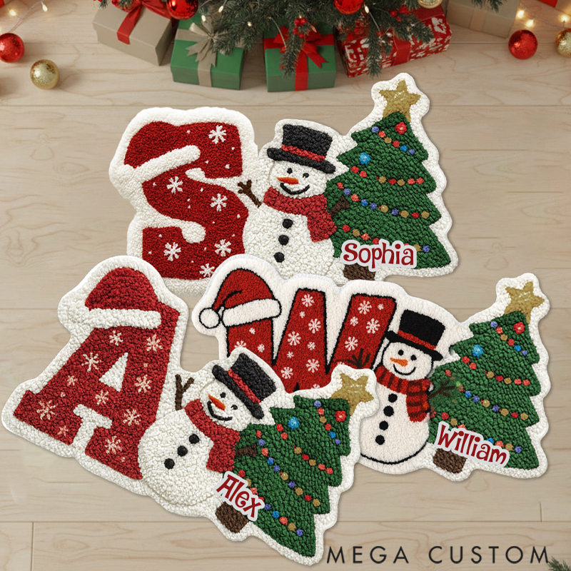 Personalized Family Non-Slip Doormats Holiday Christmas Gifts for Your Loved Ones