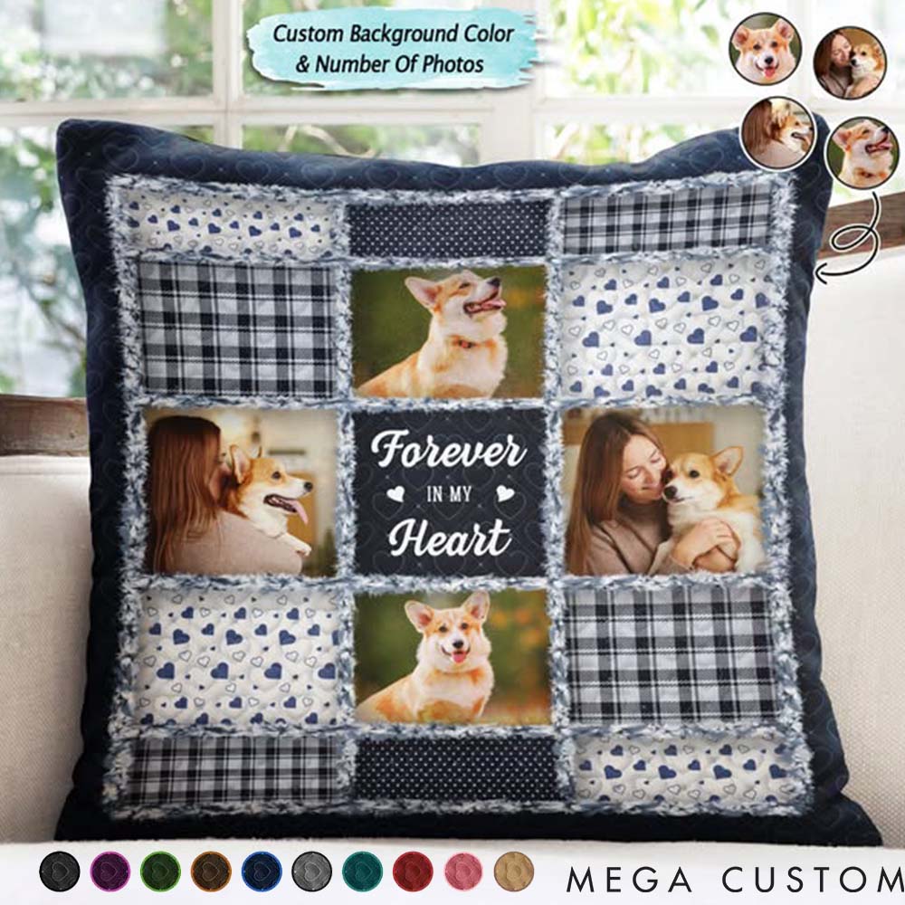 Personalized Pet Lover Custom Photo When You Really Miss Me Hug this Pillow Throw Pillows