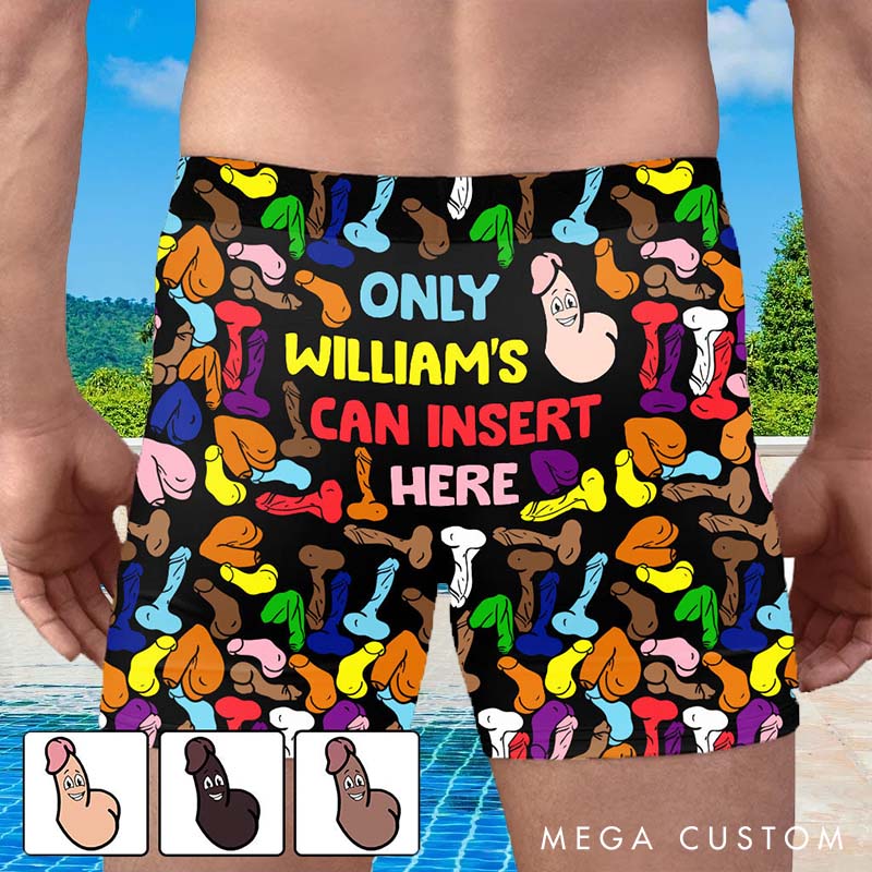 Personalized LGBTQ Support Men’s Boxer Briefs Custom Humorous Only You Boxers for LGBTQ Valentine's Boxer for LGBTQ Boyfriend