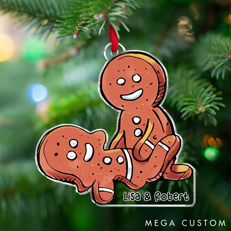 Personalized Christmas Naughty Sex Couple Ornament for Girlfriend Boyfriend Valentine's Day Gift for Newlyweds Couple Gift for Wife Husband