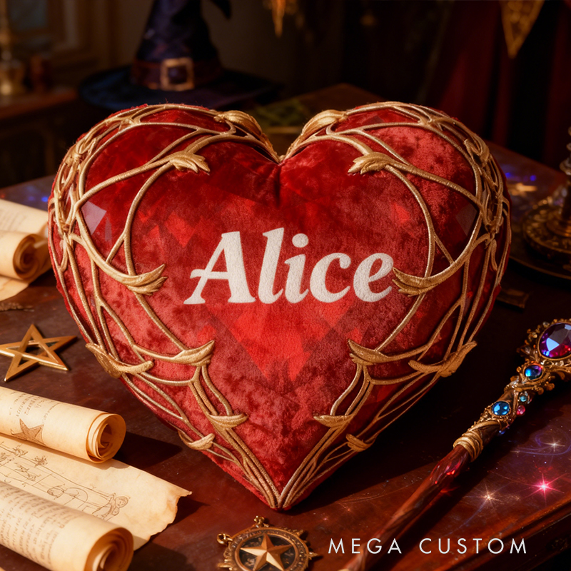 Personalized Magical Immortal Heart Pillow Embark on a Magical Journey Graphic 3D Print Pillow for Kids and Magic Lovers
