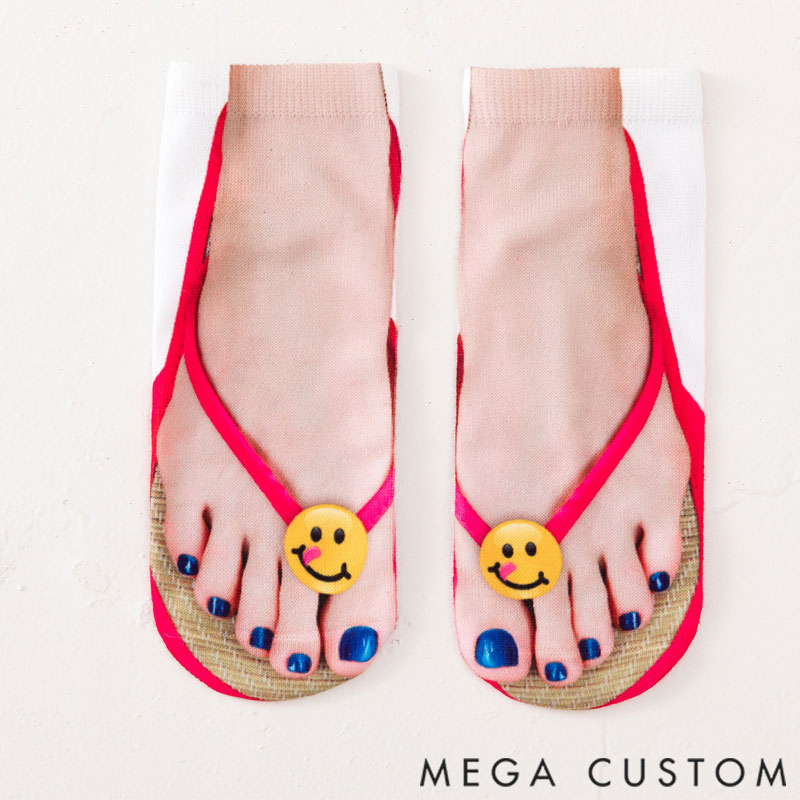 Personalized 3D Printed Socks, Funny Socks for Family Parties