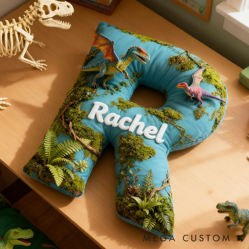 Personalized Graphic 3D Print Dinosaur Sky Park Movie Pillow for Cartoon Lovers Initial Pillow Christmas Birthday Party Gift for Kids and Movie Lovers