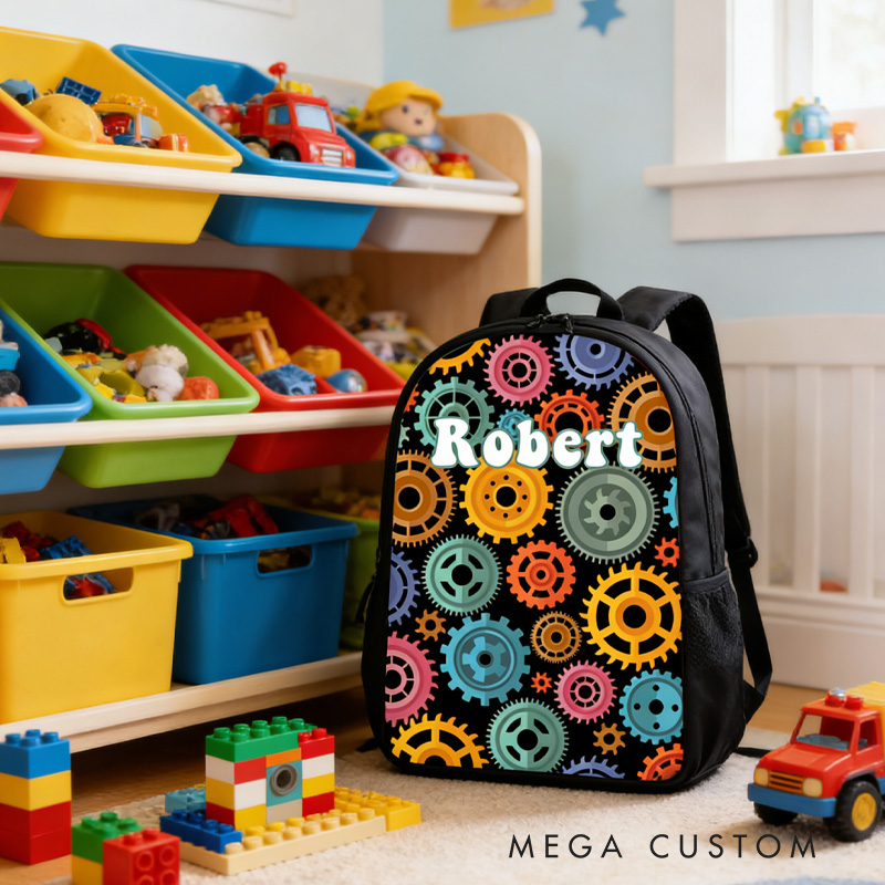 Personalized Custom Name for Kids Back to School Gift Bicycle Kids Boy And Girl Riding Bike for Riding Lovers