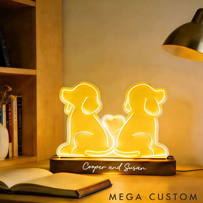 Personalized Pet Lover Pet Lover Valentine Light