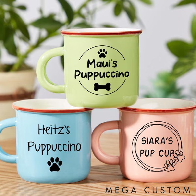 Personalized Pet Lover Pet Pup Cup Reusable Pup Cup Puppuccino Mug