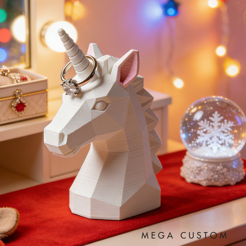 Dream Horse Ring Holder Decor Gift Ring Dish Unique Cute Ring Holder for Ring Display 3D printed plastic