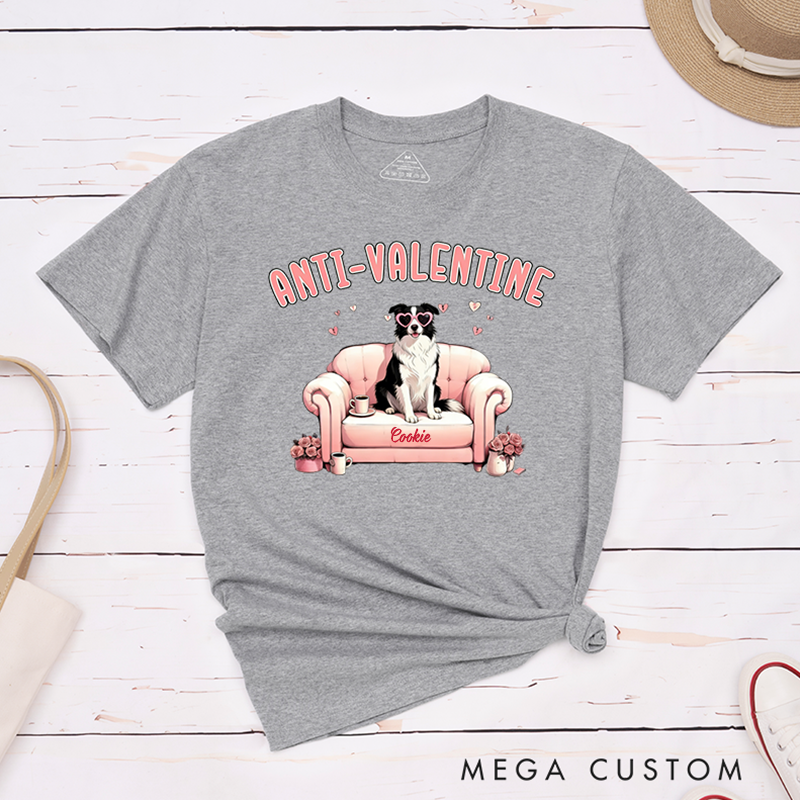 Personalized Pet Lover Anti Valentine Club T-Shirt