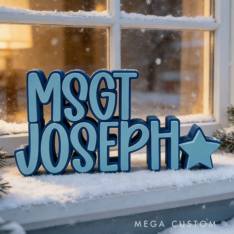 Personalized Desk Name Plate Custom Name Perfect Office Holiday Gift