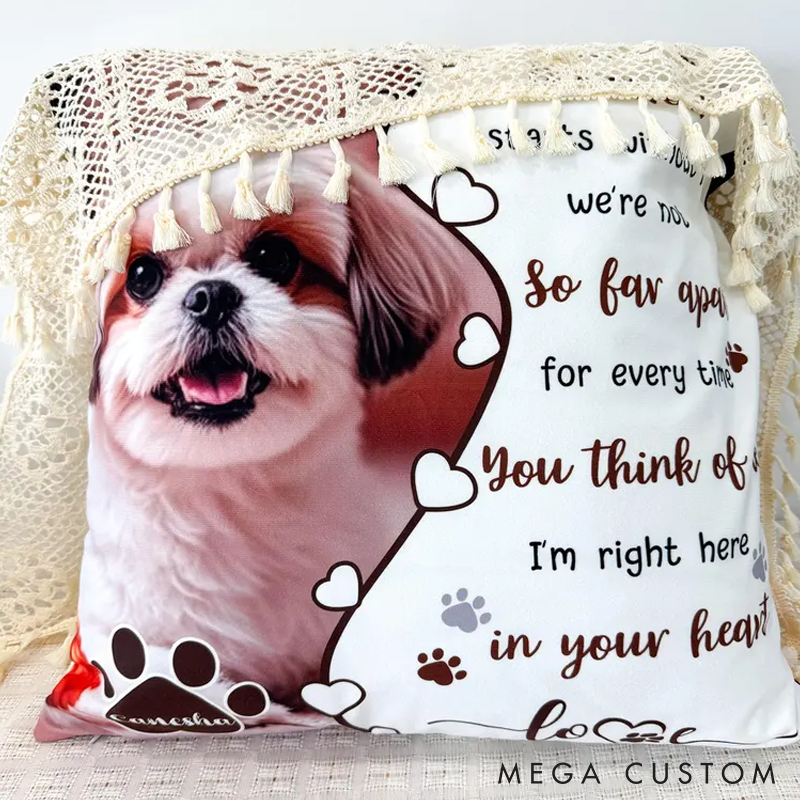 Personalized Pet Lover Custom Pet Memorial Throw Pillows
