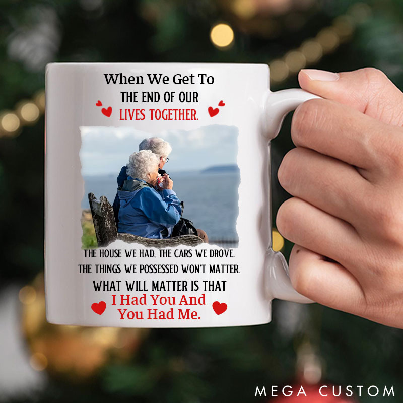 Personalized Couple Mug I Had You and You Had Me Couple Coffee Mug Anniversary Gift for Elderly Couple Valentines Gift
