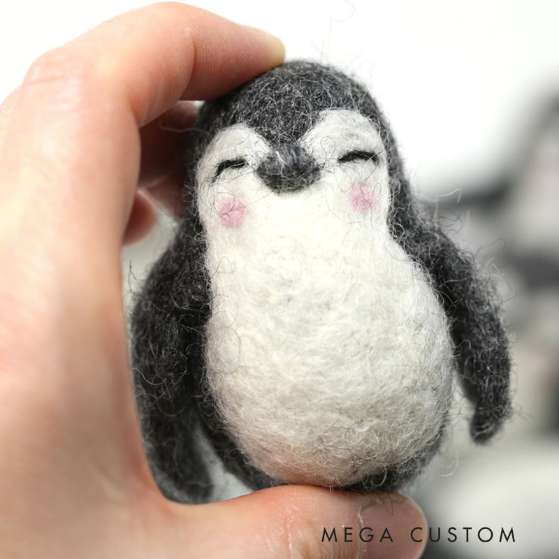 Felt Animals Felt Penguins Penguin Ornament Felt Shapes Felt Ornaments Christmas Ornaments