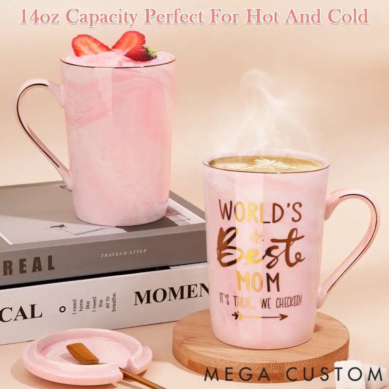 Personalized Mug, a Creative Gold-Printed Gift for Mom Perfect for Drinking.