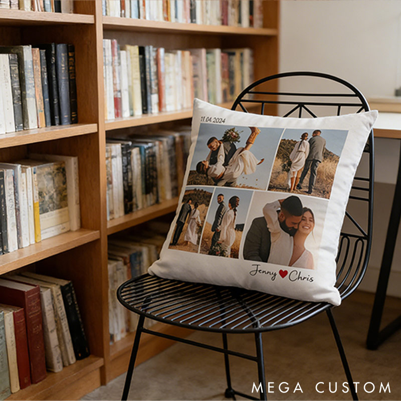 Personalized Couple Custom Photo Throw Pillow Love You Still Home Pillow Valentine's Day gift for Husband Wife Romantics Anniversary Gift for Him Her