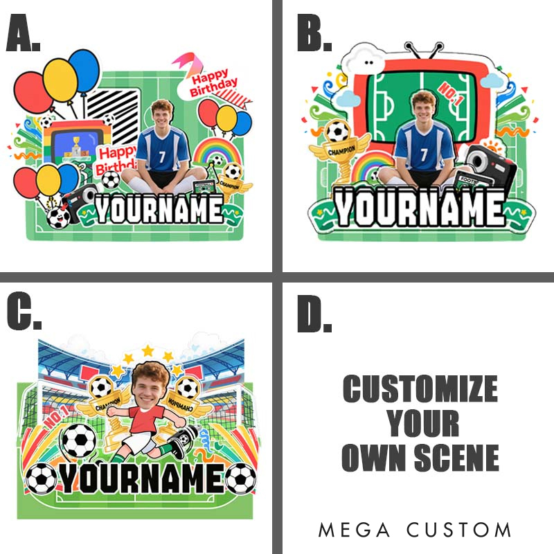 Personalized Cartoon Birthday Party Acrylic Micro Landscape Ornaments DIY Handmade Gifts