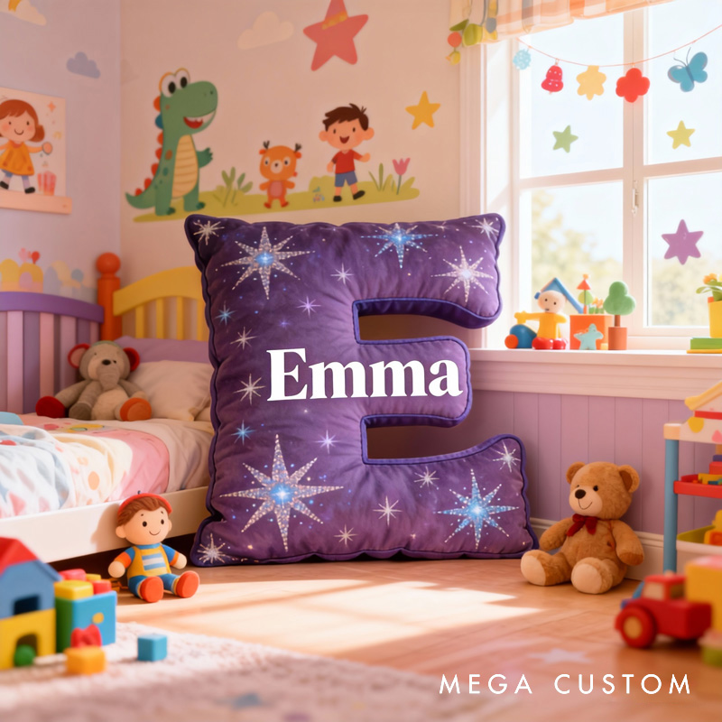 Personalized Magic Letter Pillow for Kids and Magic Lovers for Birthday Christmas Party Holiday
