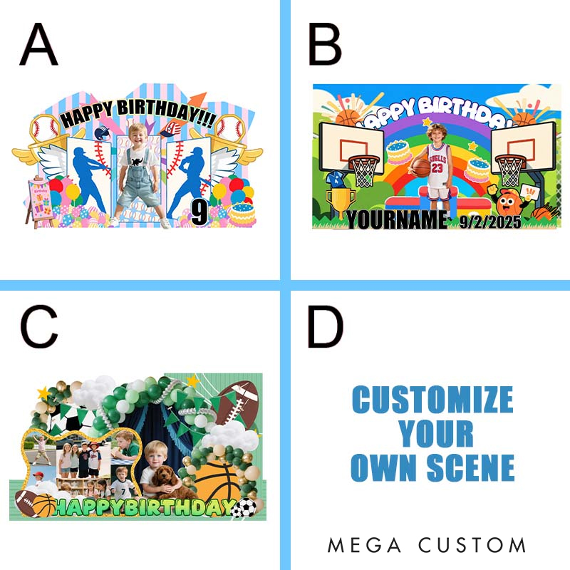 Personalized Baseball Birthday Acrylic Micro Landscape Customized Ornaments DIY Birthday Gift