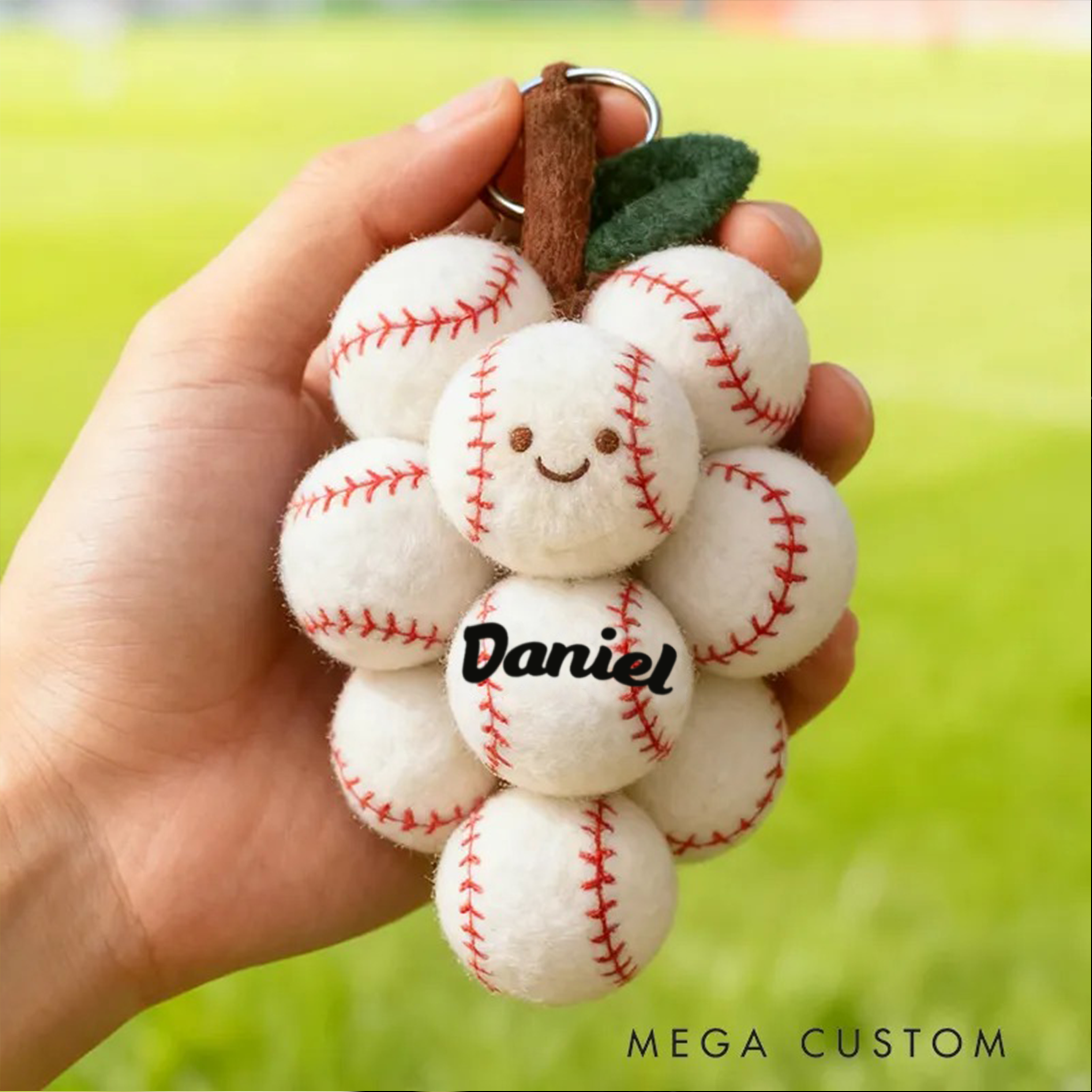 Personalized Cute Basketball Keychain for Athletes and Enthusiasts