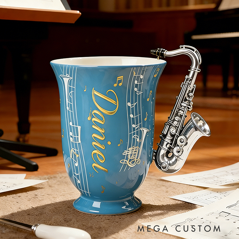 Personalized Musical Instrument Coffee Mug a Unique Way to Celebrate Your Love for Music