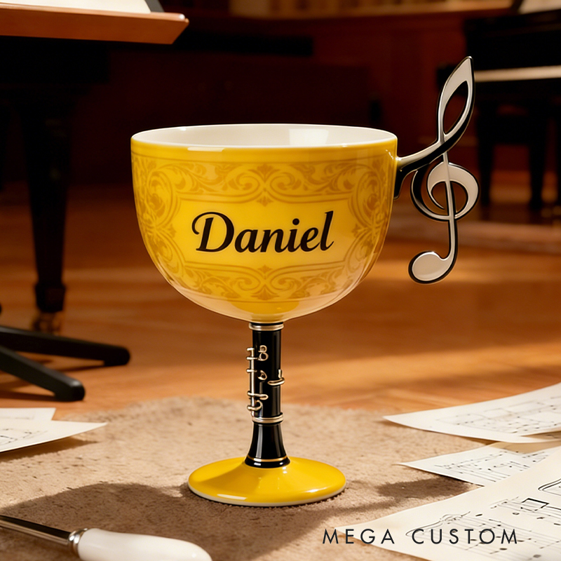 Personalized Music Lover's Tumbler Every Sip of Coffee Conveys a Passion for Music