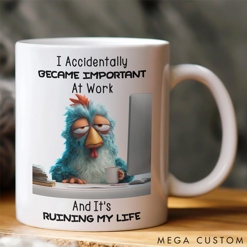 Personalized Pet Lover I Accidentally became important at Work Mugs