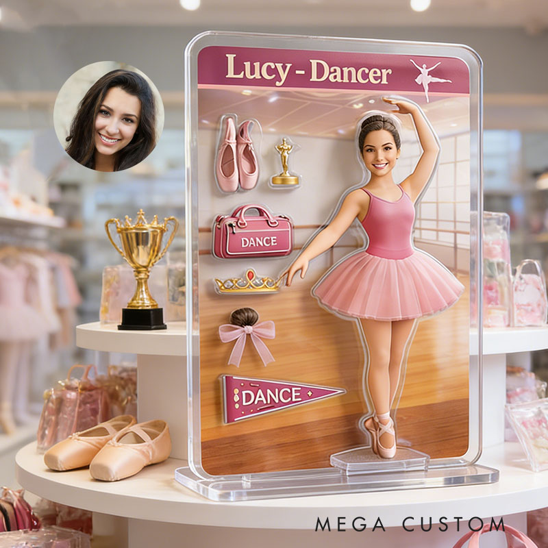 Personalized Ballet Themed Acrylic Decor Custom Photo Gifts The Perfect Present for Ballet Lovers