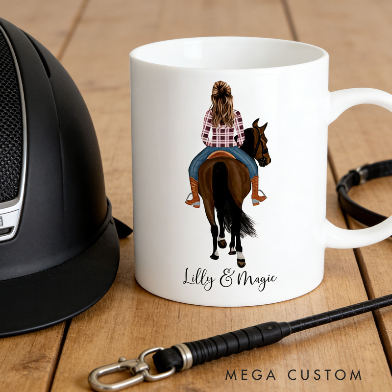 Personalized Horse Owner Mug Horse Riding Gift for Riding Lovers