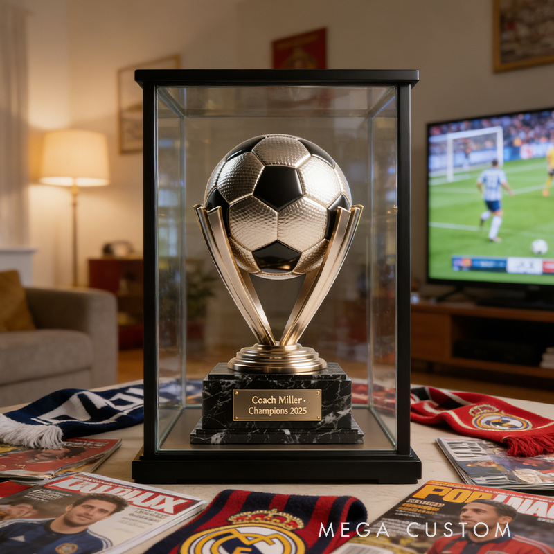 Personalized Soccer Coach Trophy Acrylic Plaque