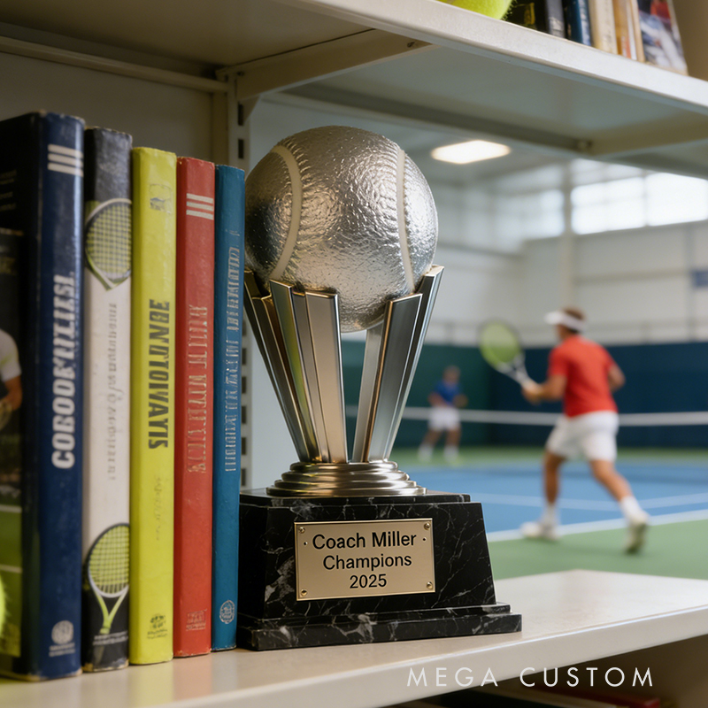 Personalized Acrylic Baseball Coach Trophy