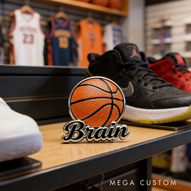 Personalized Basketball Pins Celebrate your Love for the Game with Stylish Designs