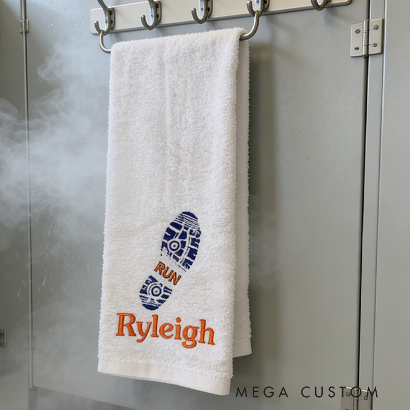 Personalized GYM Towel Sports Embroidered Running Towel Hand Towel Workout Fitness Runner Gym Lover Gift