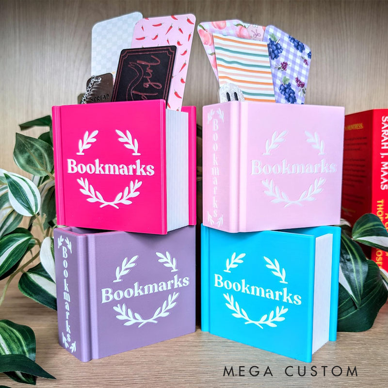 Bookmark Holder Gifts for Readers Book Accessories Booktok Bookish Bookshelf Decor Bookmarks Book Lover Gift Her Desk Pen Holder