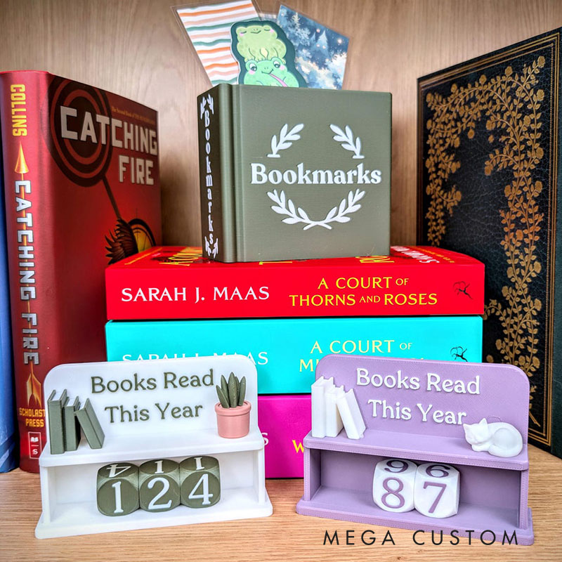 Book Counter Books Read This Year Book Lover Gift Bookshelf Decor Book Club Gifts Bookish Library Decor Bookworm Reading Challenge