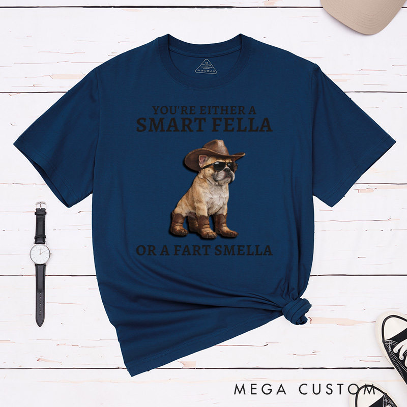 Personalized Pet Lover Funny Retro Smart Fella Pet 90s Shirt Funny Pet Vintage Vintage Distressed Shirt Funny Gift T-Shirt