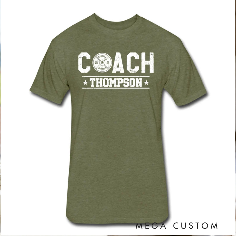 Personalized Weightlifting Couple Classic T-Shirt with Name Weightlifting Gift Bodybuilding Powerlifting for Gym Lover