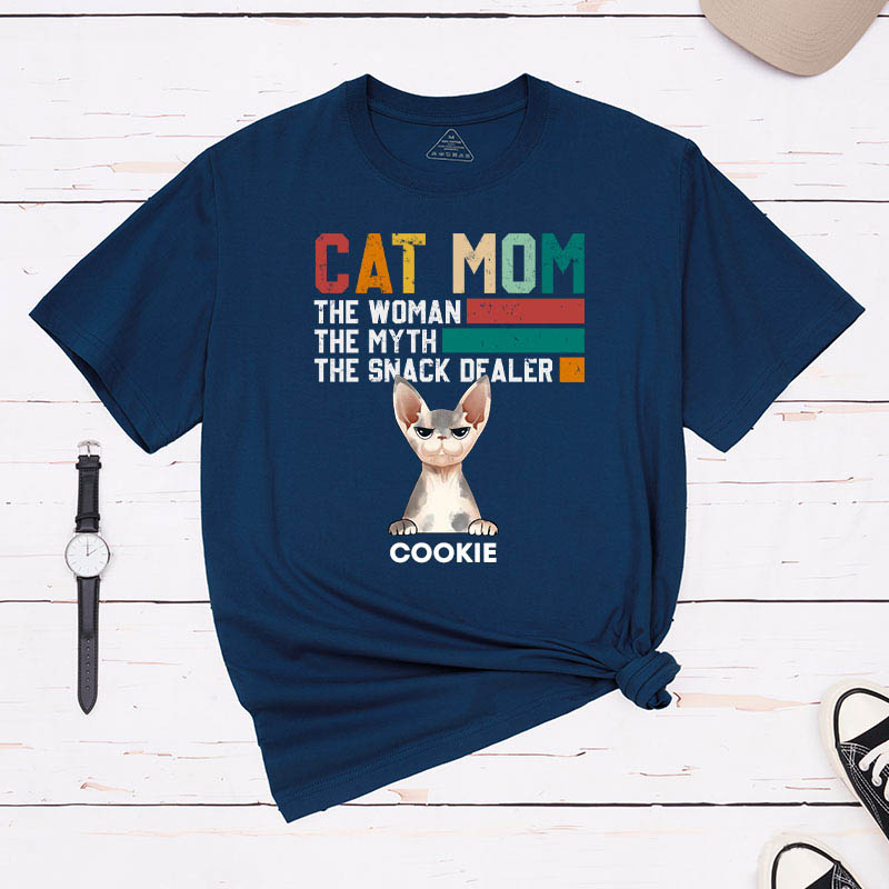 Personalized Professional Treat Negotiator T-Shirt Gifts for Pet Lover for Cat Lover