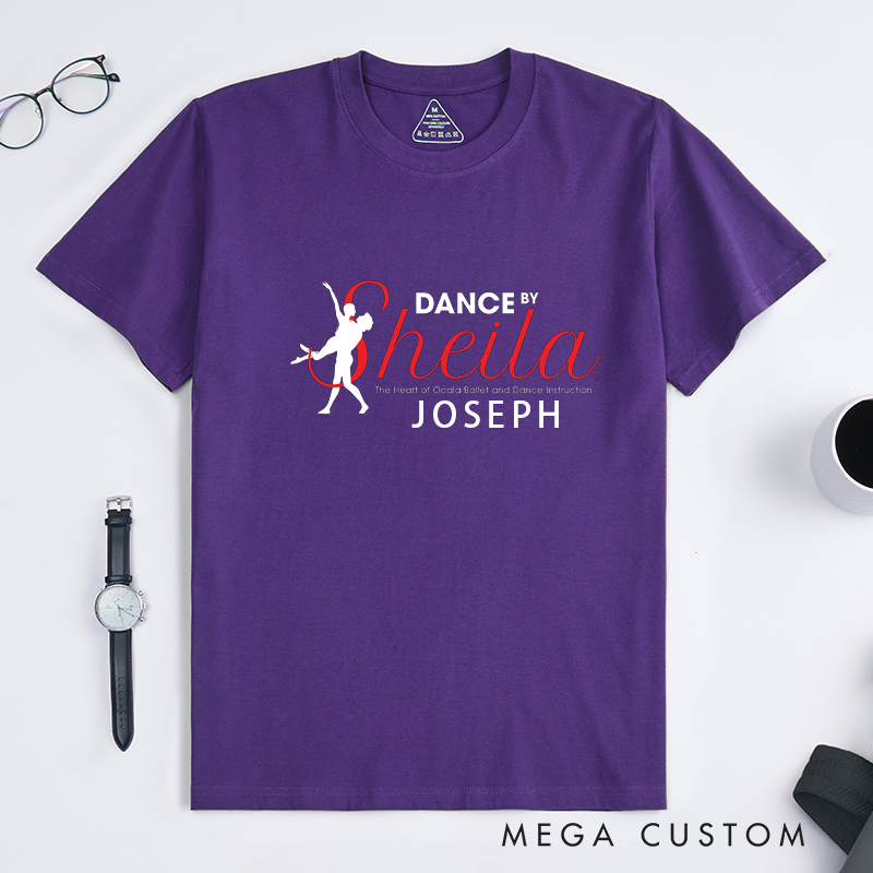 Personalized Ballet Dance Classic T-Shirts Custom Name Gift Unisex Dancer Tee Unique Dance Instructor Present for Women and Men Dance Lover Outfit