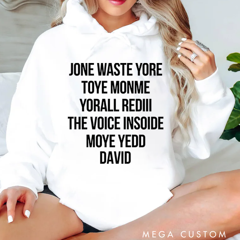 Personalized Classic Hoodies Funny Lyrics Shirt Gift for Punk Rock Music Lover Hoodie