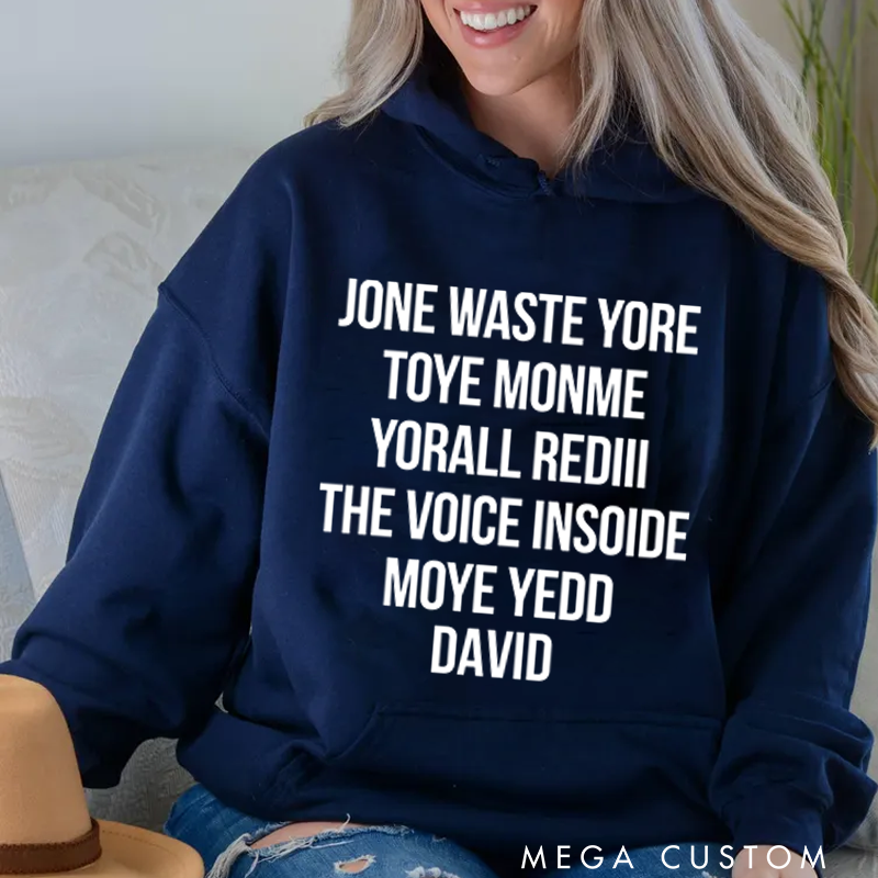 Personalized Classic Hoodies Funny Lyrics Shirt Gift for Punk Rock Music Lover Hoodie