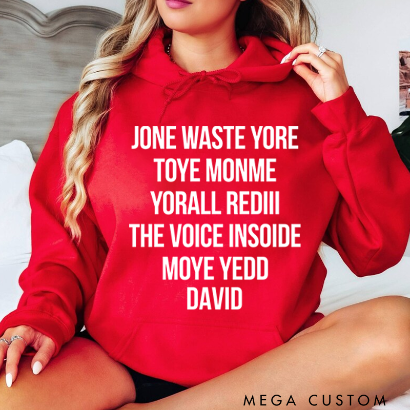 Personalized Classic Hoodies Funny Lyrics Shirt Gift for Punk Rock Music Lover Hoodie