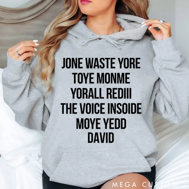 Personalized Classic Hoodies Funny Lyrics Shirt Gift for Punk Rock Music Lover Hoodie