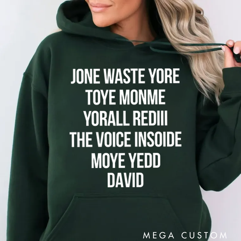 Personalized Classic Hoodies Funny Lyrics Shirt Gift for Punk Rock Music Lover Hoodie