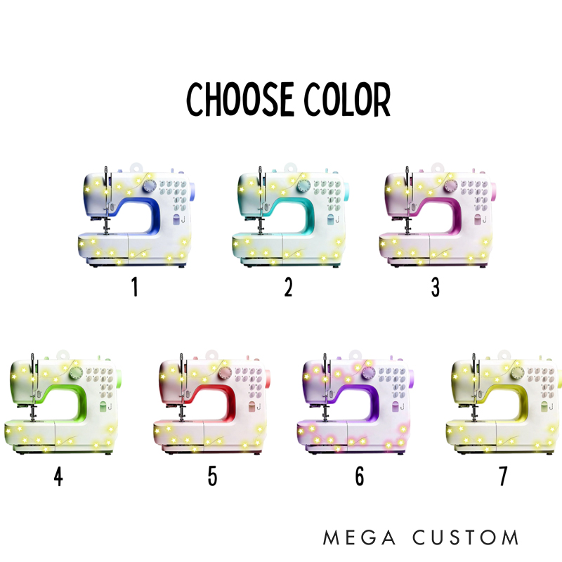 Personalized Sewing Machine Ornament Automatic Sewing Machine Christmas Gift For Sewing Lovers